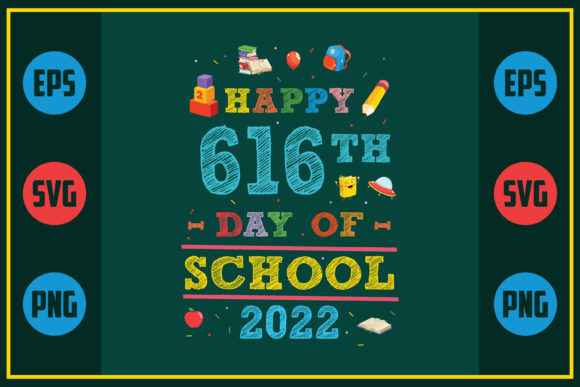 A Designer's Review of 'Happy 616th Day of School' Embroidery