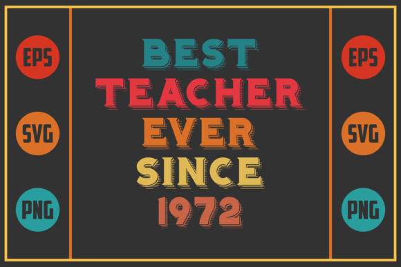 A Warm Retro Design for Teacher Appreciation