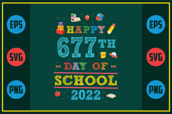 Celebrating 677 Days: A Unique Embroidery Design