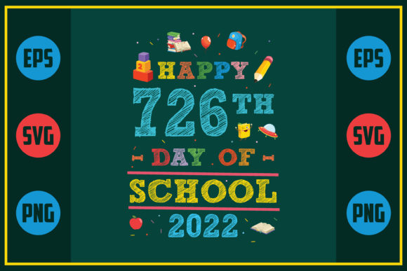 Celebrating 726 Days of School with a Unique Embroidery Design