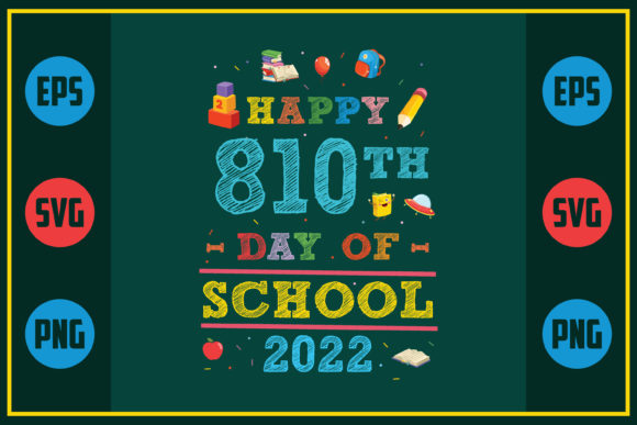 Celebrating 810 Days of School with Embroidery
