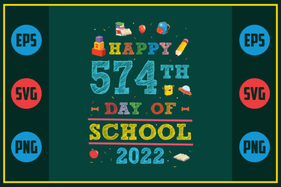 Embroidery Insight: The Happy 574th Day of School Design