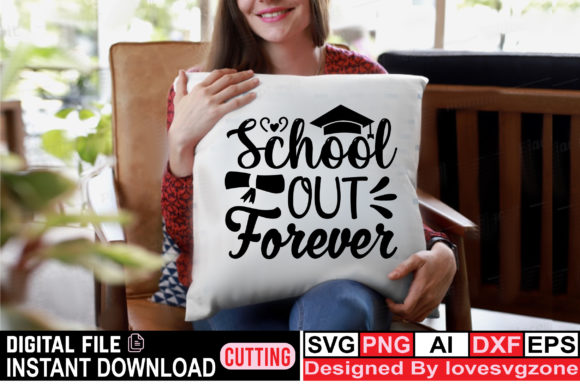 School out Forever: A Versatile Embroidery Design
